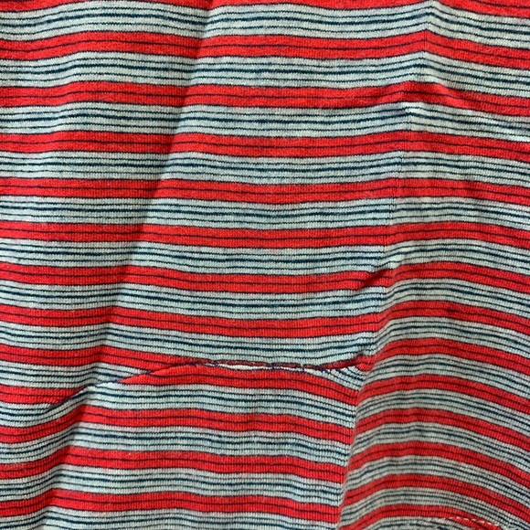 Grey and red striped Free People tank - Picture 6 of 7